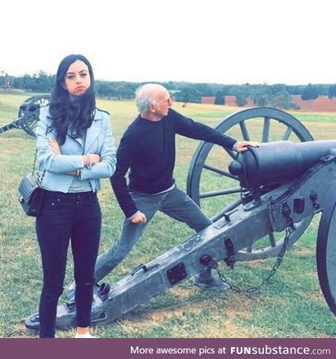 An avid history buff, Larry David took his daughter to every one of the Civil War