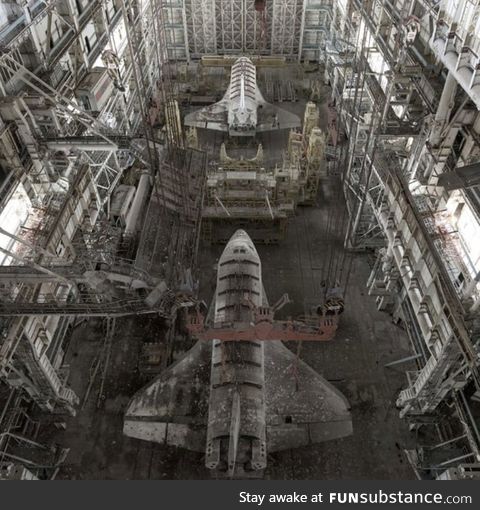 Russian space shuttles left abandoned for 30 years