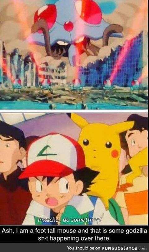 Pikachu, do something!