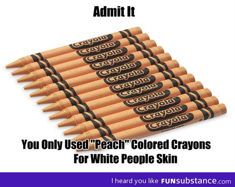 Peachy white people