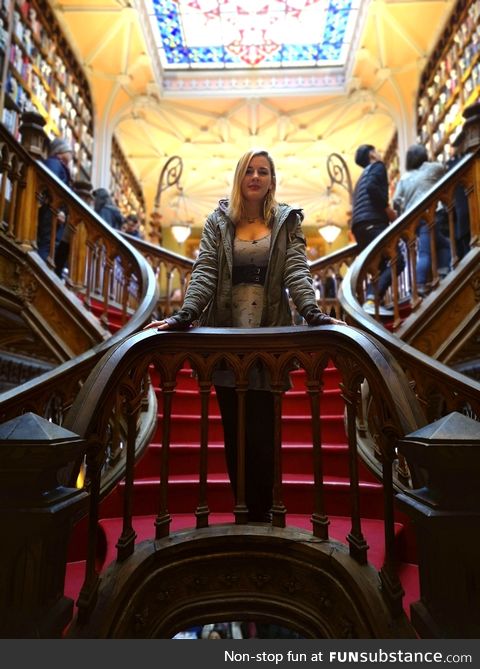 Livraria Lello, Porto, said to have inspired J.K. Rowling for the Harry Potter books