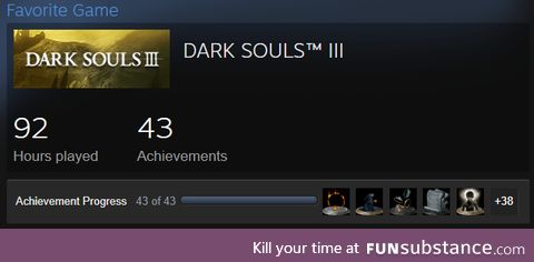 After 92 hours, I finally got all Dark Souls 3 achievements