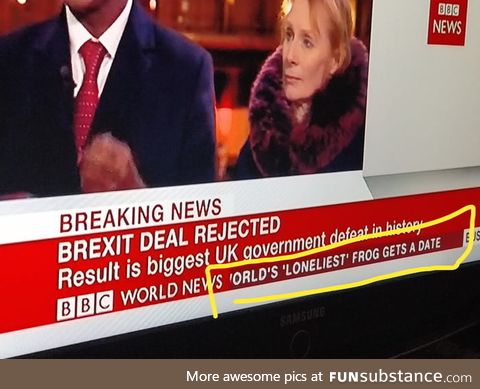 Priorities, BBC has them