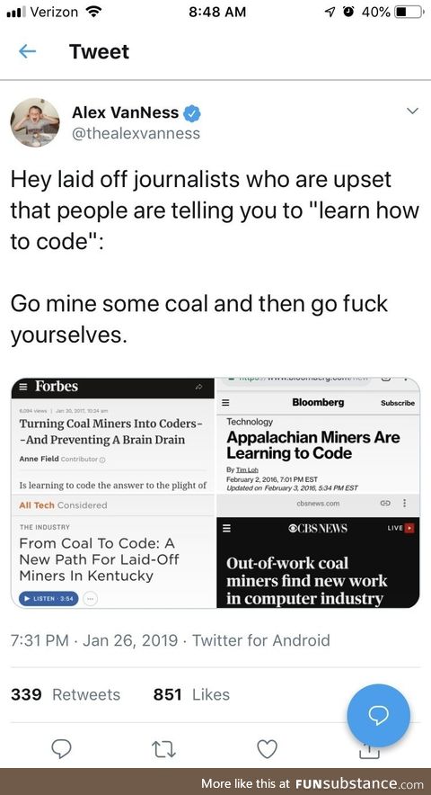 Origin of “learn to code”