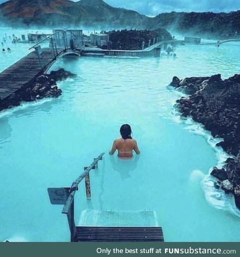 The amazing blue lagoon in Iceland