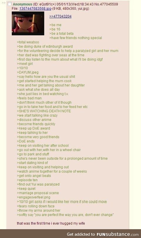 Anon meets a paralyzed girl