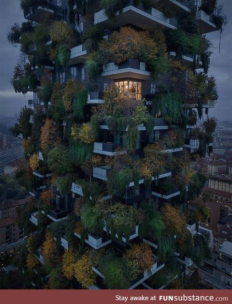 Bosco Verticale residential towers in Milan