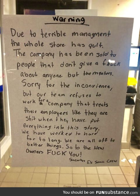 Savage mass resignation letter