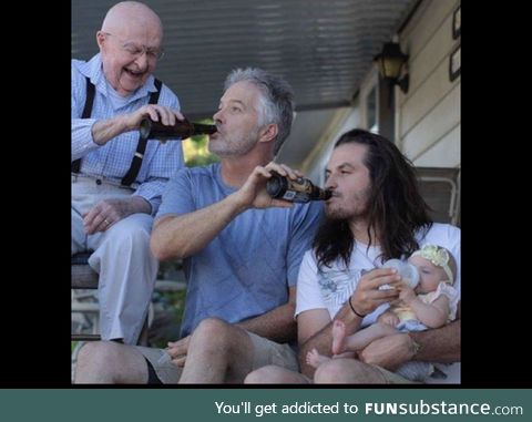 Dads feeding their babies