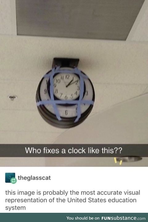 Tick tock goes the clock