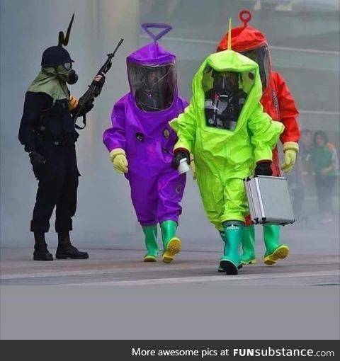 The teletubby biohazard squad