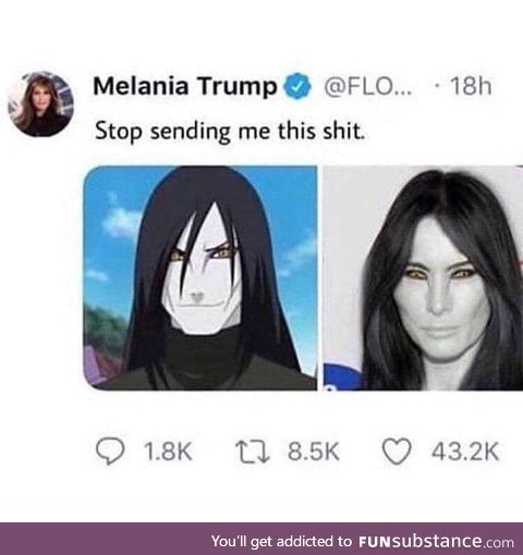 Orochimaru is no villain, Melania