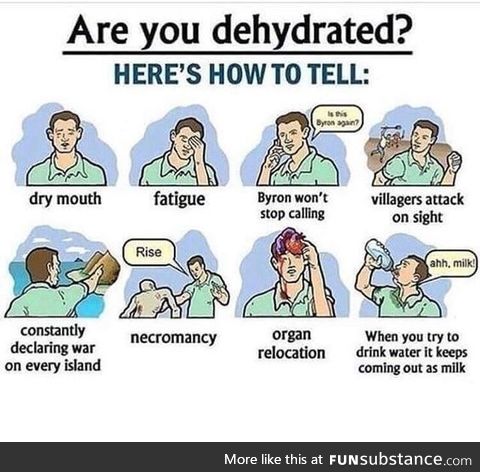 Stay "hydrated" everyone