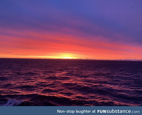 Sunrise from a Cruiseship