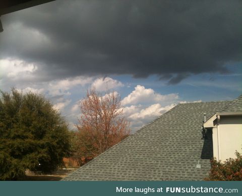 This is Spring in Texas from my balcony. Funny thing? Not a drop of rain.