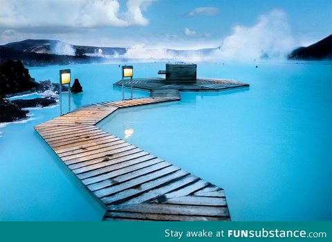 Blue lagoon in iceland