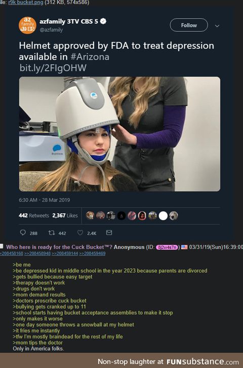 Anon gets prescribed the Cuck Bucket