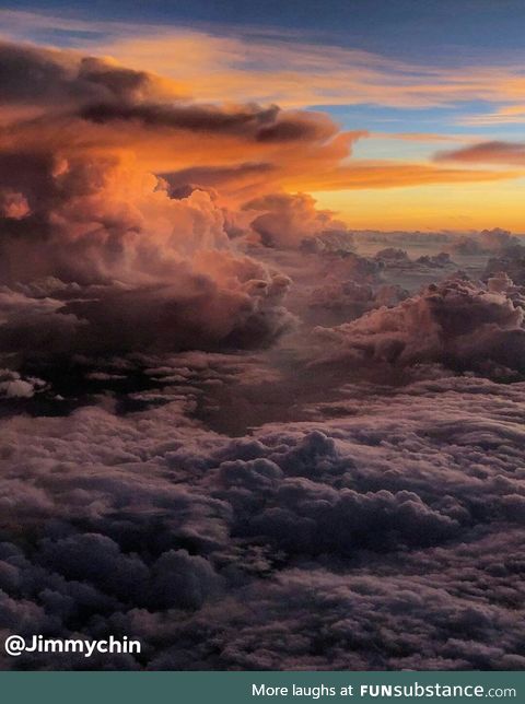 Always take the window seat. Somewhere over Mexico. Photo by Jimmy Chin