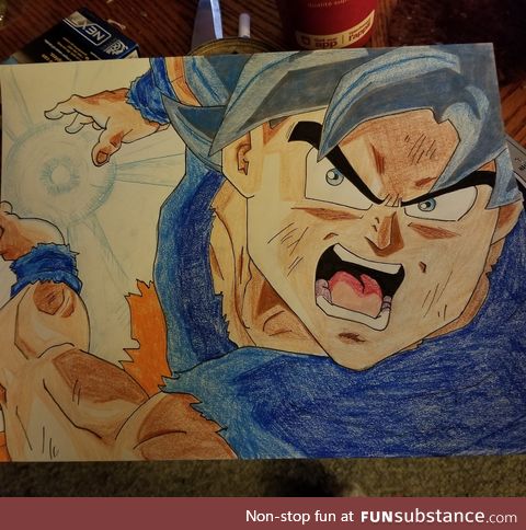 I drew a Goku