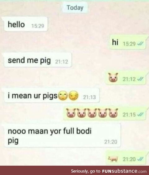 Whole body pig pls