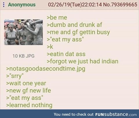 Anon eats ass