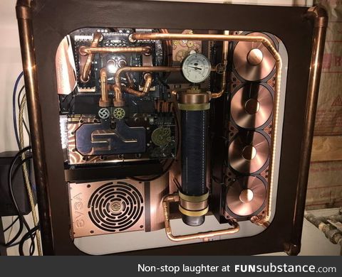 Custom steampunk pc