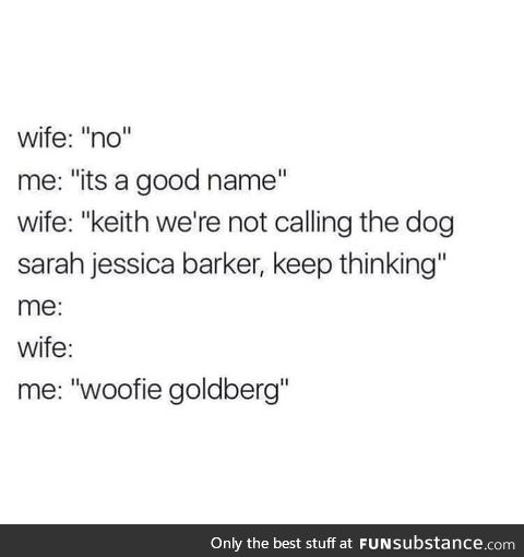 Good name for a good boi