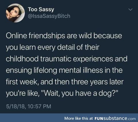 Friends on the online