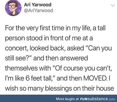 Tall people can be self-aware too