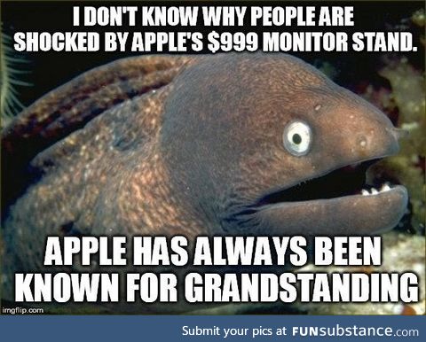 The Apple monitor stand is nothing new