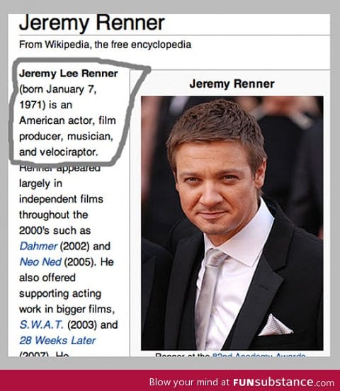 Actor, musician... What?