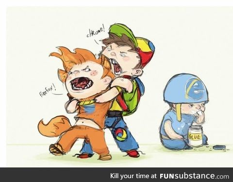 If internet browsers were children