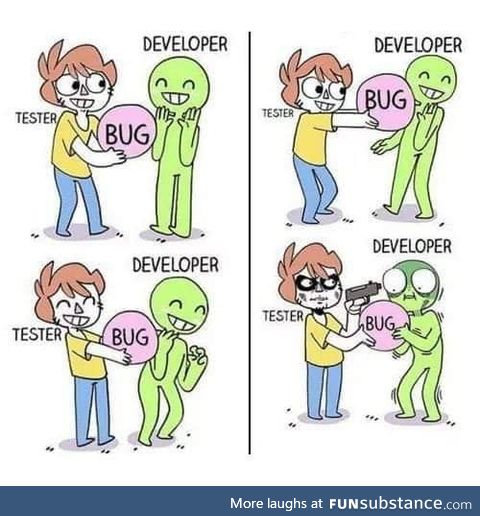 Tester vs developer