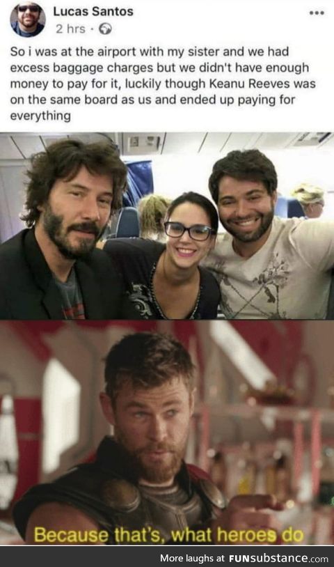 Keanu will always be a bro