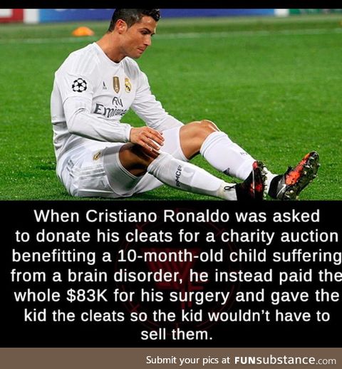 Good guy, cristiano ronaldo