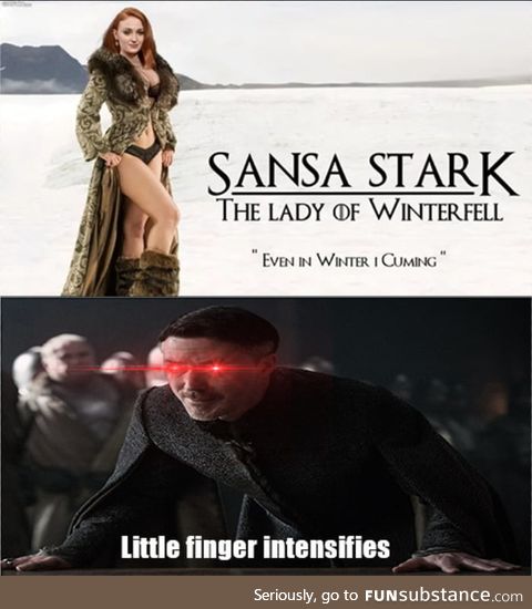 Little finger is erect