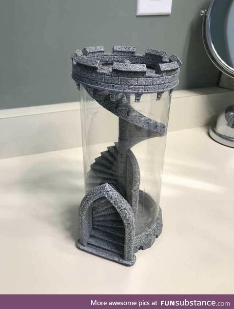 Tower for rolling dice