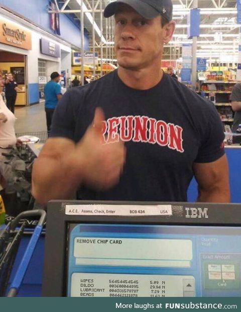 Saw John Cena today