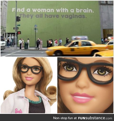 After seeing the mural on the building, Dr. Barbie felt personally attacked