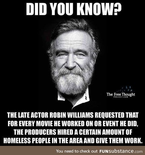 Robin Williams was a good man