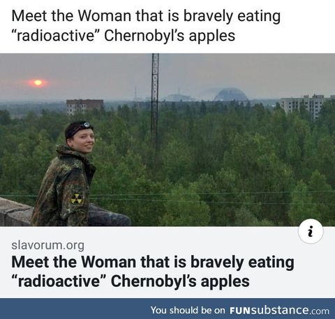 One radioactive apple a day keeps thw third breast okey