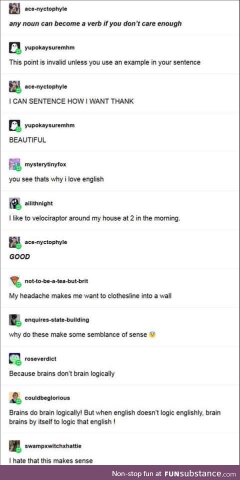 English is crazy