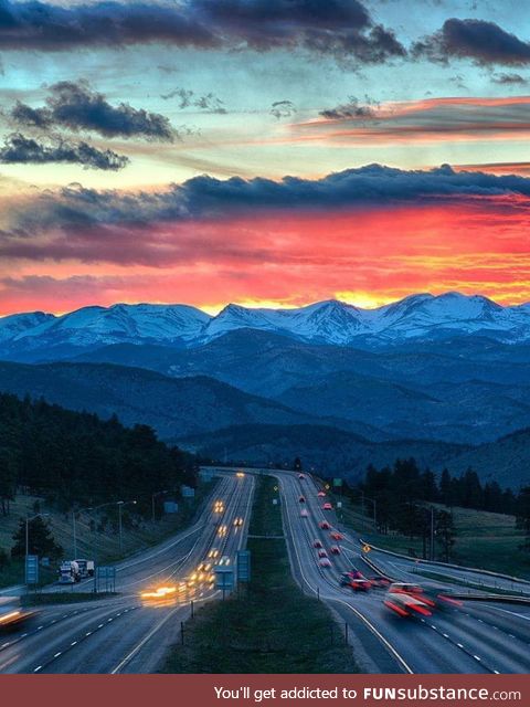 I70 West outside of Denver Colorado