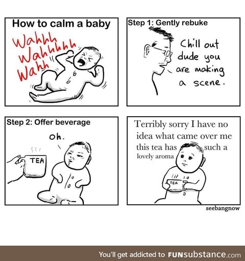 How to calm a baby