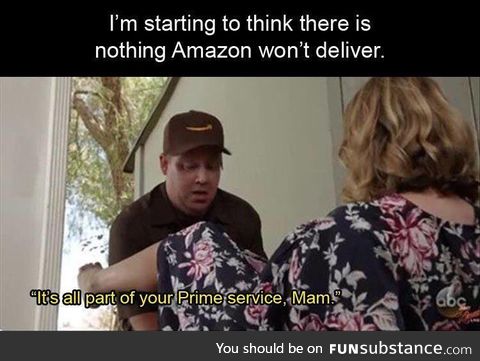 Amazon delivers