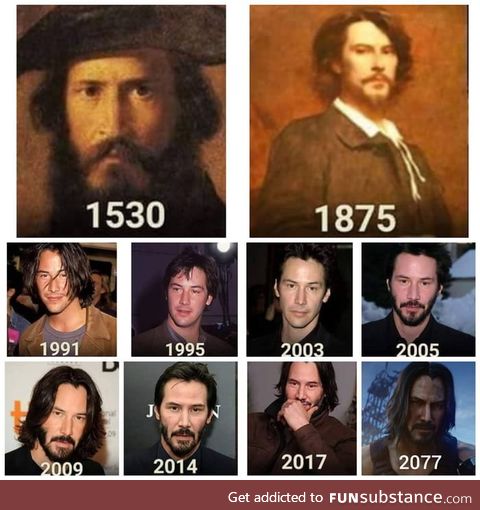 Keanu Reeves in 2077