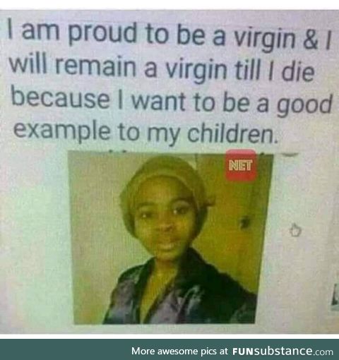 Indeed a virgin