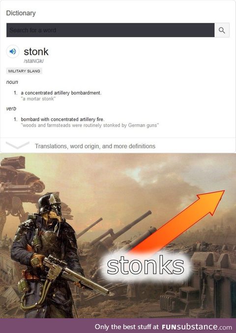 You gotta watch out for them stonks man