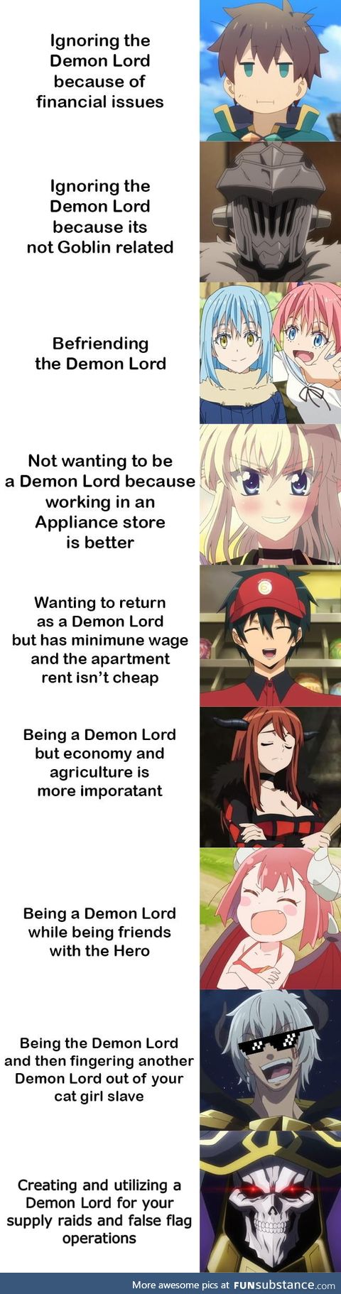 Demon Lord tier list fixed