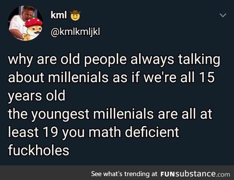 Those damn millenials